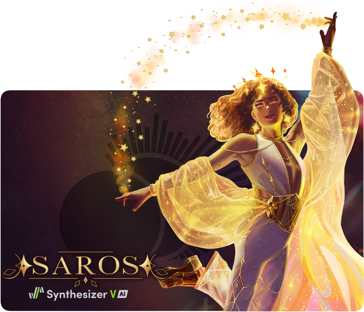 SAROS Synthesizer V Voice Database (Physical Edition) Eclipsed Sounds