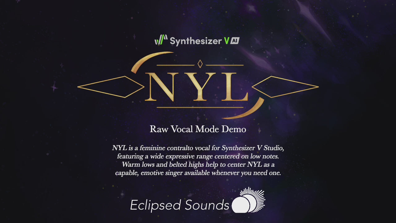 NYL Synthesizer V Voice Database (Digital Download)